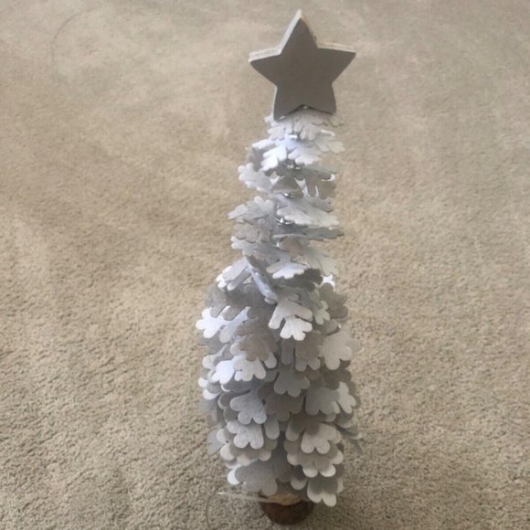 Mini Light Up Christmas Tree 14" Rustic Farmhouse - Picture 11 of 11